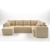 Угловой диван Monaco + оттоманка - Купить мебель в Москве с доставкой